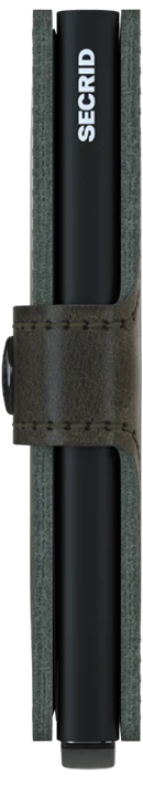 Miniwallet - Vintage Olive & Black