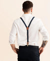Skinny Suspenders - Navy Baby
