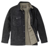 Lined Mackinaw Wool Jac-Shirt - Black Marl
