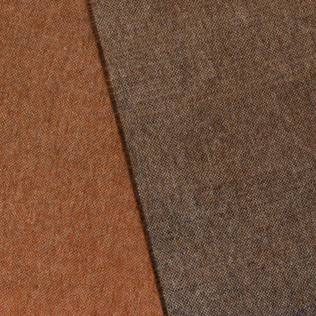 Abraham Moon Merino Scarf - Ombre Navy & Orange