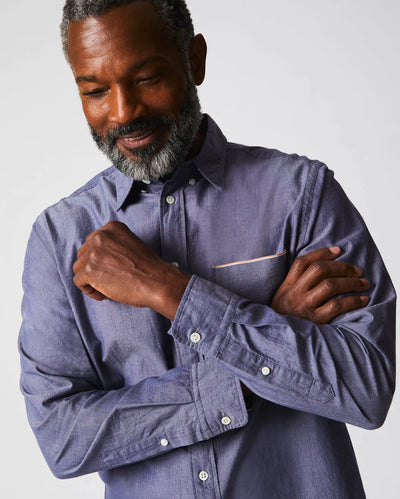 MSL 1-Pocket Shirt - Selvedge Blue
