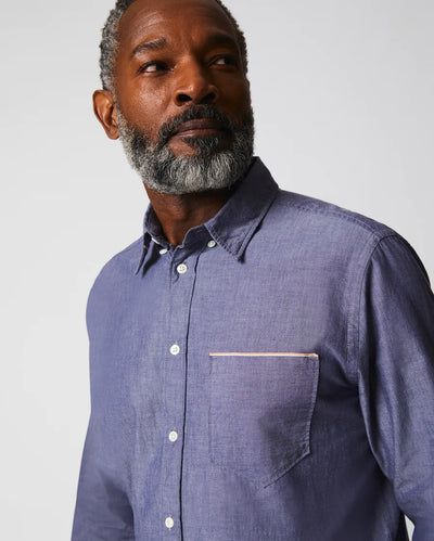 MSL 1-Pocket Shirt - Selvedge Blue