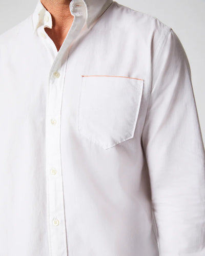 MSL 1-Pocket Shirt -Selvedge White