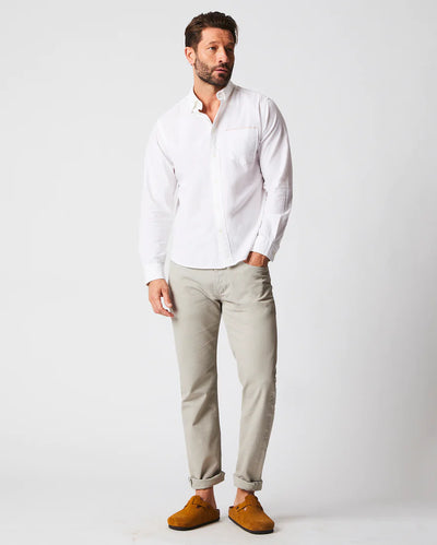 MSL 1-Pocket Shirt -Selvedge White