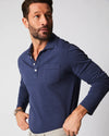 Long Sleeve Pensacola Polo - Navy