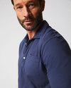 Long Sleeve Pensacola Polo - Navy
