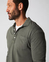 Long Sleeve Pensacola Polo - Washed Grey