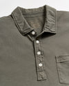Long Sleeve Pensacola Polo - Washed Grey