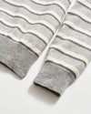 Raglan Stripe Sweater - Silver Multi