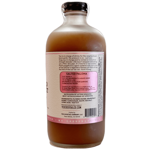 Cocktail Mixer - Sea Salted Grapefruit & Agave