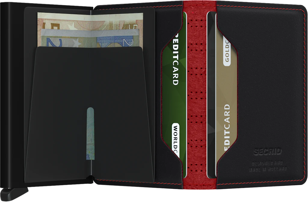 Slimwallet - Fuel Black & Red