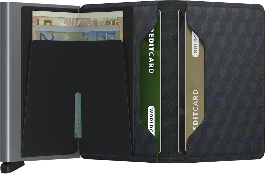 Slimwallet - Optical Black & Titanium