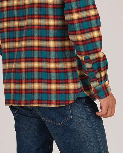 Winter Flannel Utility Shirt - Harvest Plaid