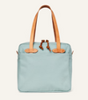 Zippered Tote Bag in Rugged Twill - Lake Green