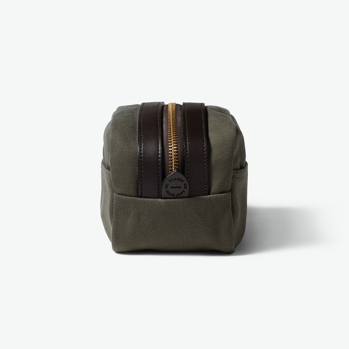 Travel Kit in Rugged Twill - Otter Green