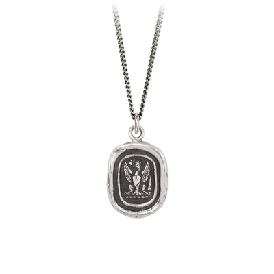 Sterling Silver Talisman Necklace - Follow Your Dreams
