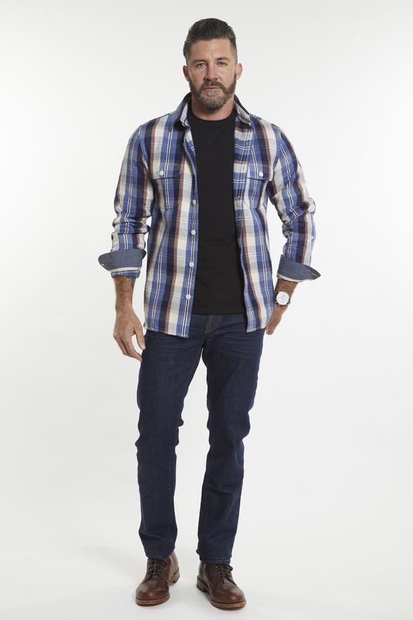 Brodie Athletic Tapered Denim - Dark Clean Wash