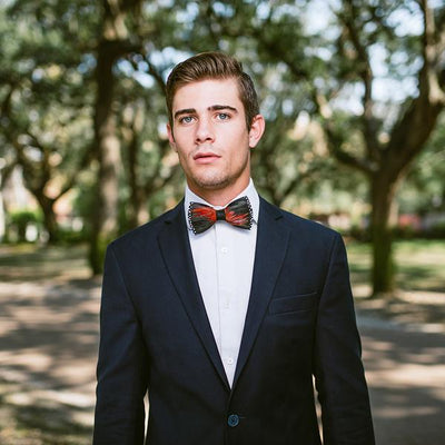 Big Spur 2.0 Bow Tie - Rooster, Guinea & Pheasant Feathers