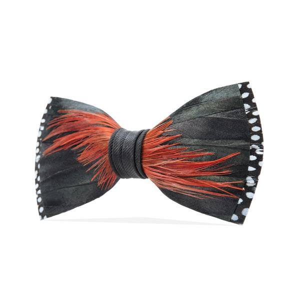 Big Spur 2.0 Bow Tie - Rooster, Guinea & Pheasant Feathers
