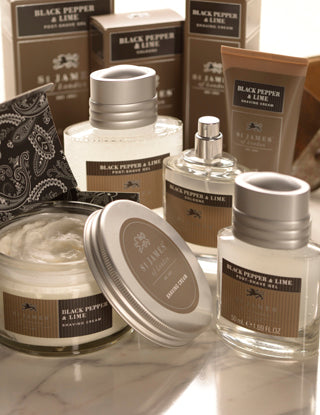 Black Pepper & Persian Lime - Shave Cream Jar