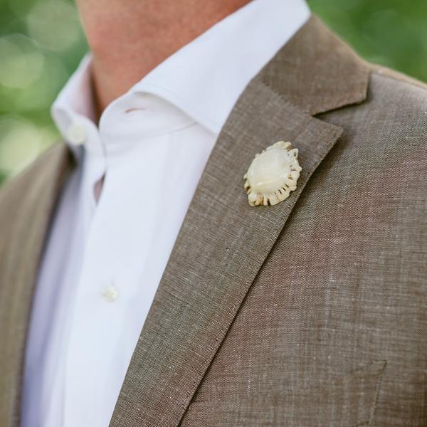 Antler Burr Lapel Pin