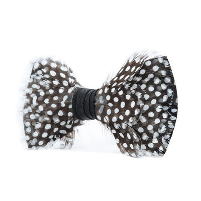 Gatsby Bow Tie - Guinea Feathers