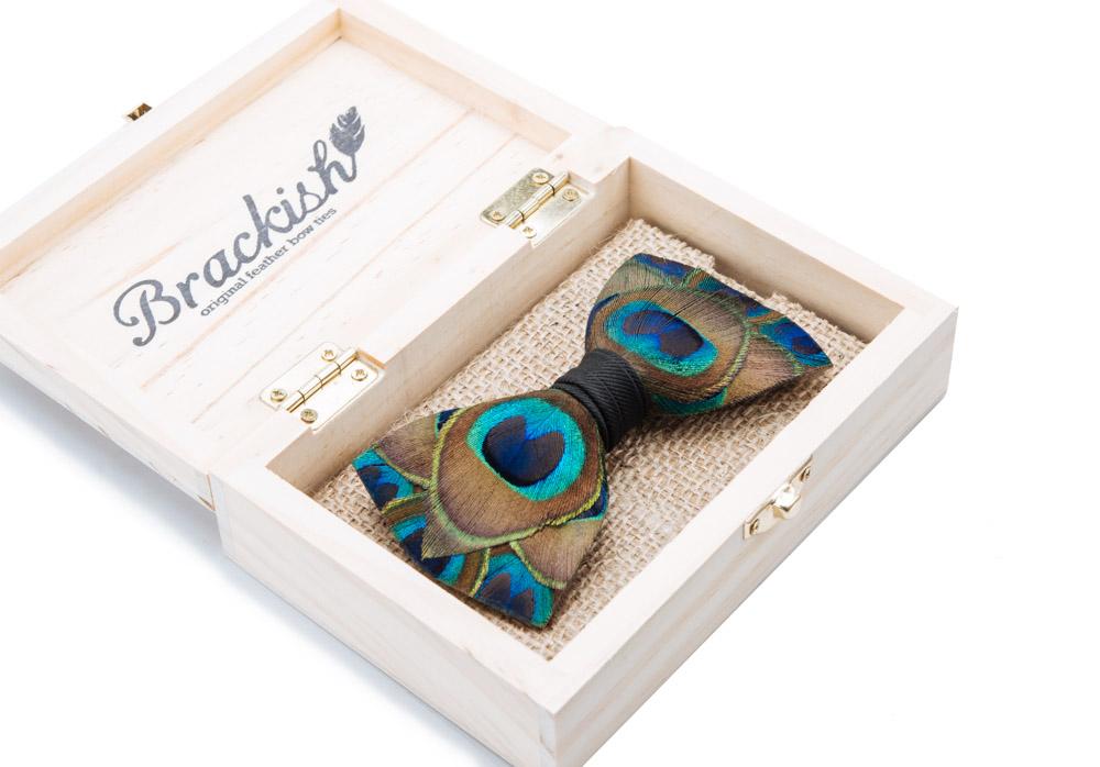 Hammock Bow Tie - Peacock Feathers