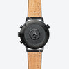 Overland Solar Chronograph - PVD_Black Dial_Black Recycled Strap