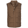 Quilted Vest - Brown
