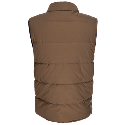 Quilted Vest - Brown