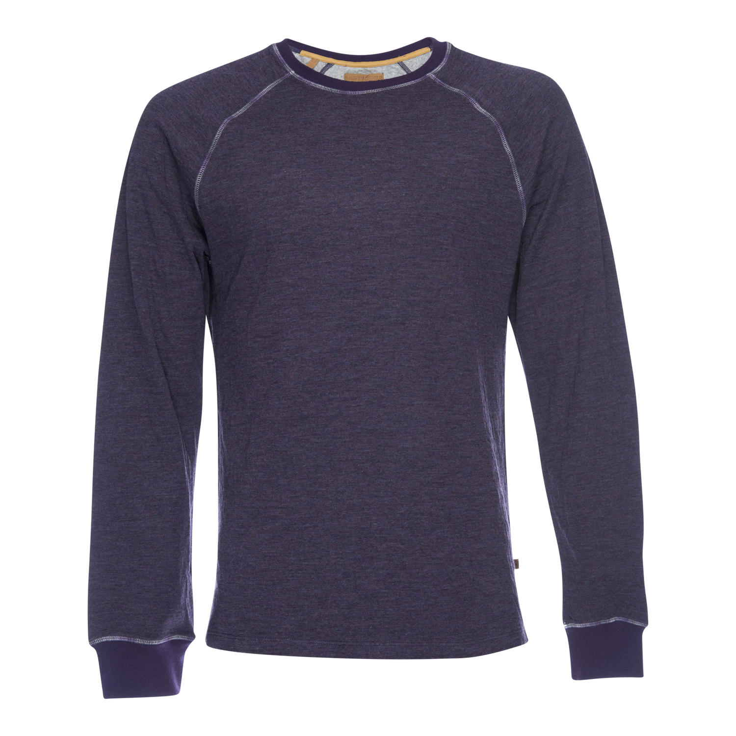 Jackie Tonal Rainbow Stitched Raglan - Purple