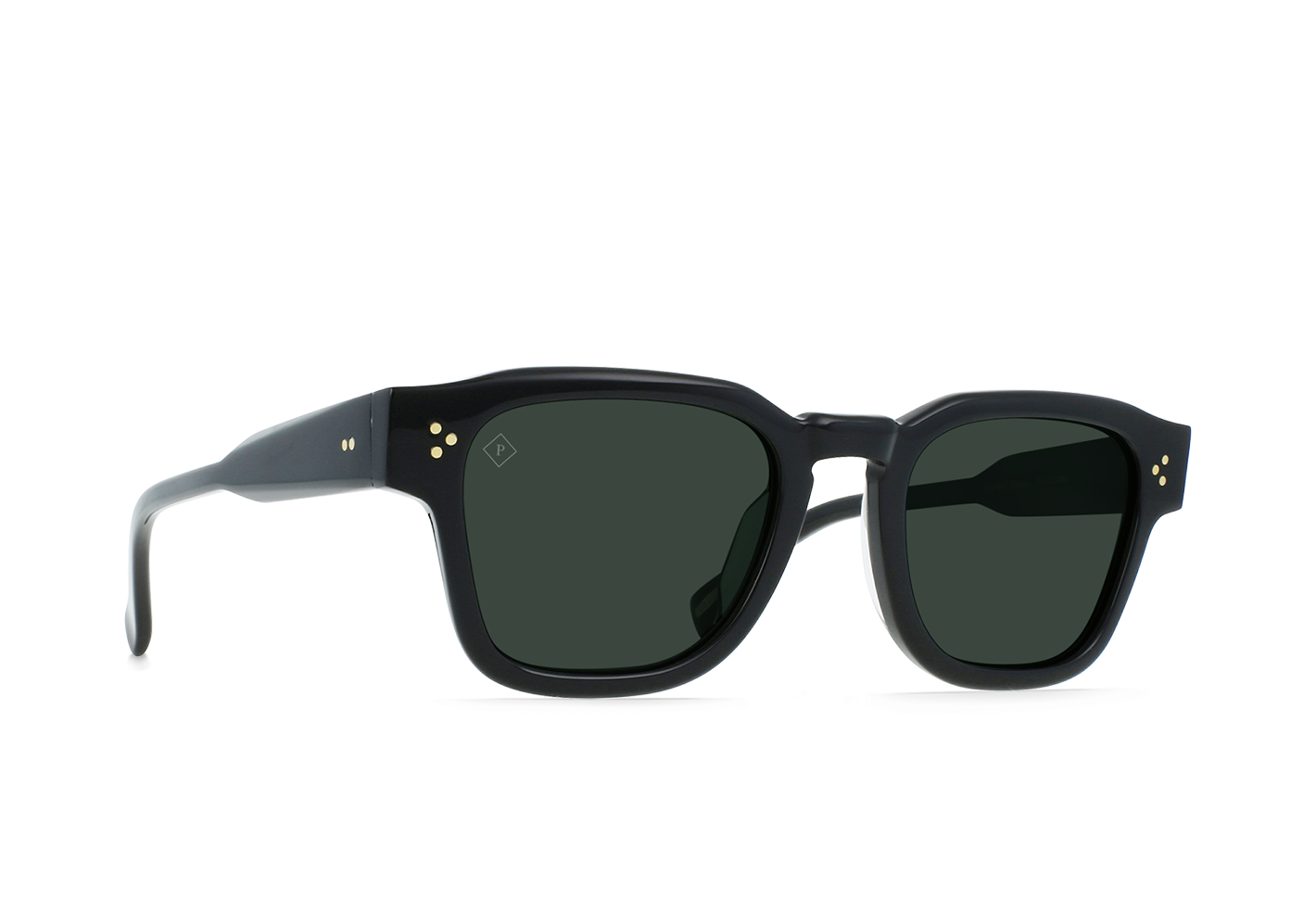 Rece - Recycled Black_Green Polarized
