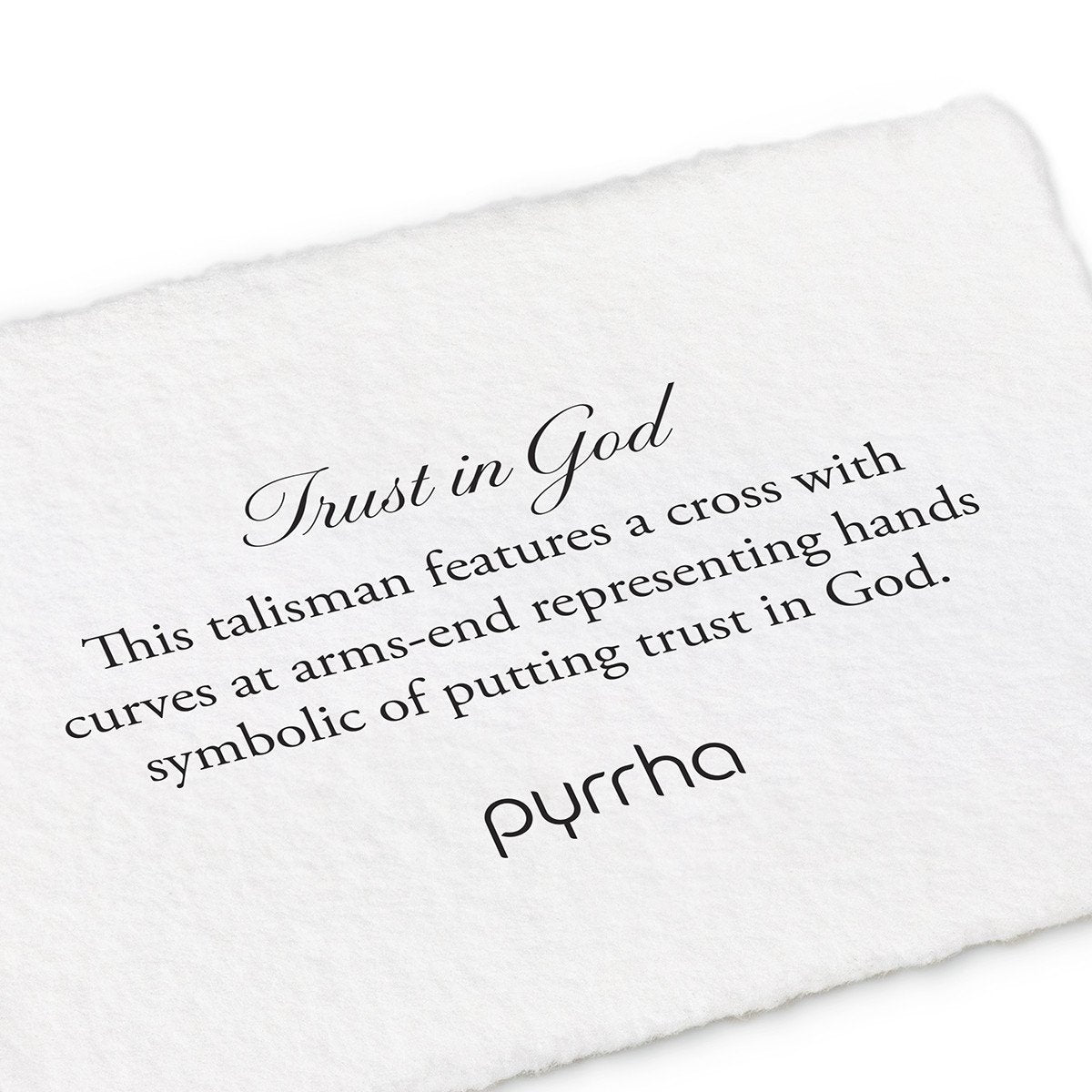 Bronze Talisman Necklace - - Trust In God