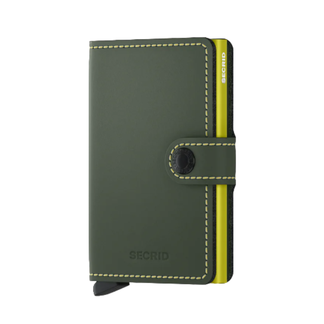 Miniwallet - Matte Green & Lime