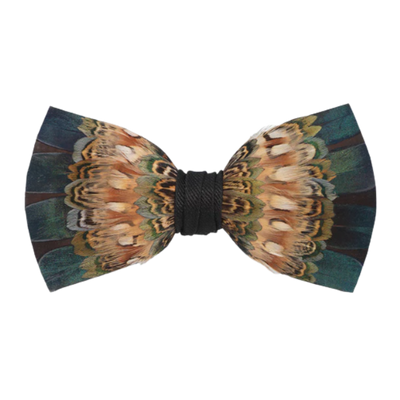 Wallace Bow Tie - Pheasant & Quail Feathers