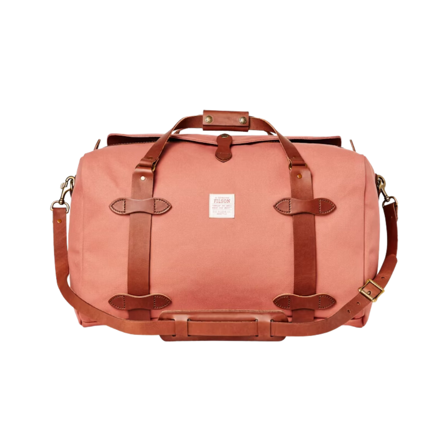 Medium Duffle in Rugged Twill - Cedar Red