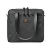 Zippered Tote Bag in Rugged Twill - Faded Black