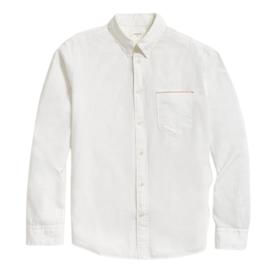 MSL 1-Pocket Shirt -Selvedge White