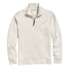 Quilted Half Zip - Tinted White