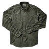 Wrights Cotton Twill Shirt - Forest Green Check