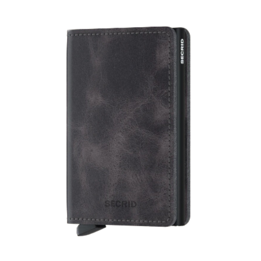 Slimwallet - Vintage Grey Black