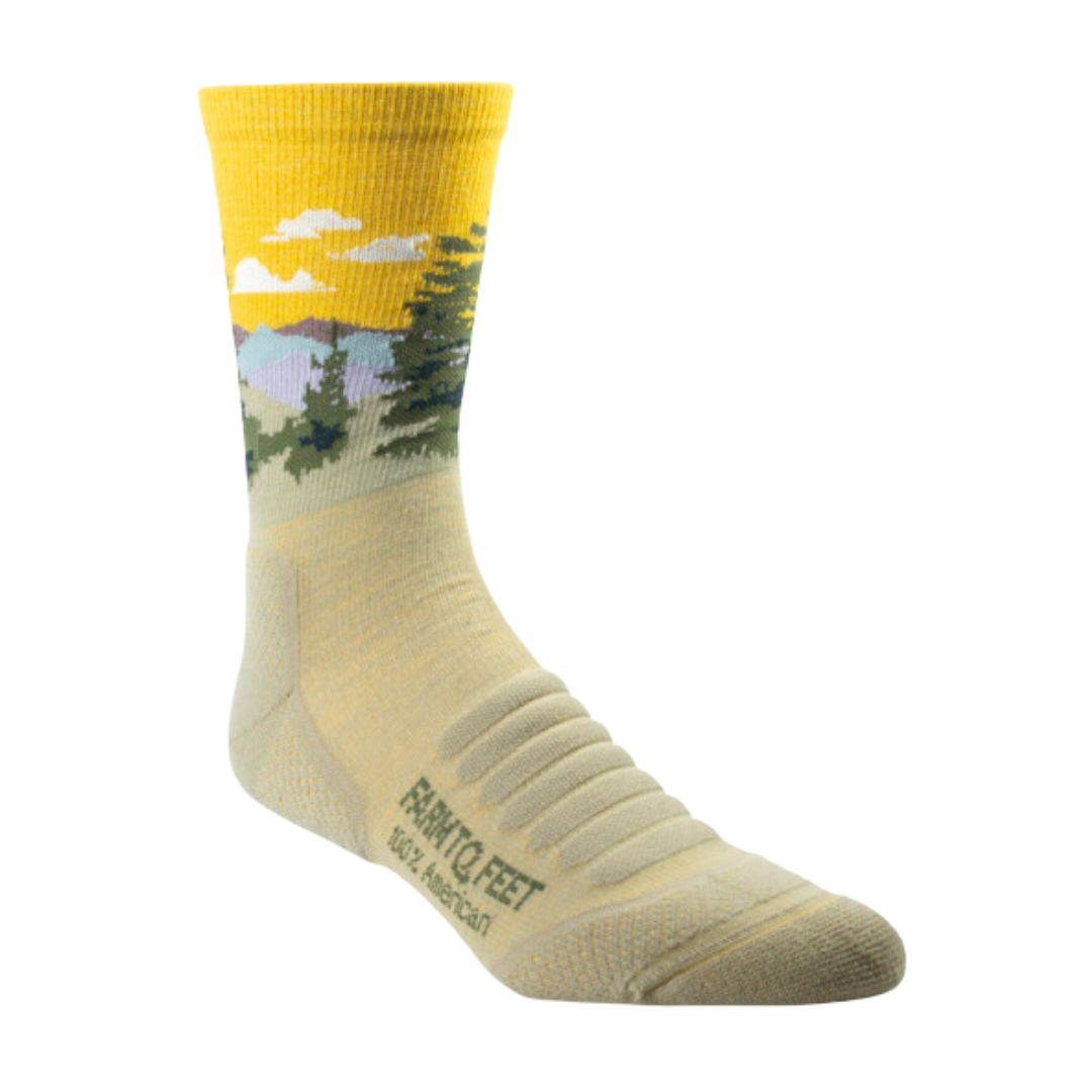 Cascade Locks Light Targeted Cushion - Desert Tan