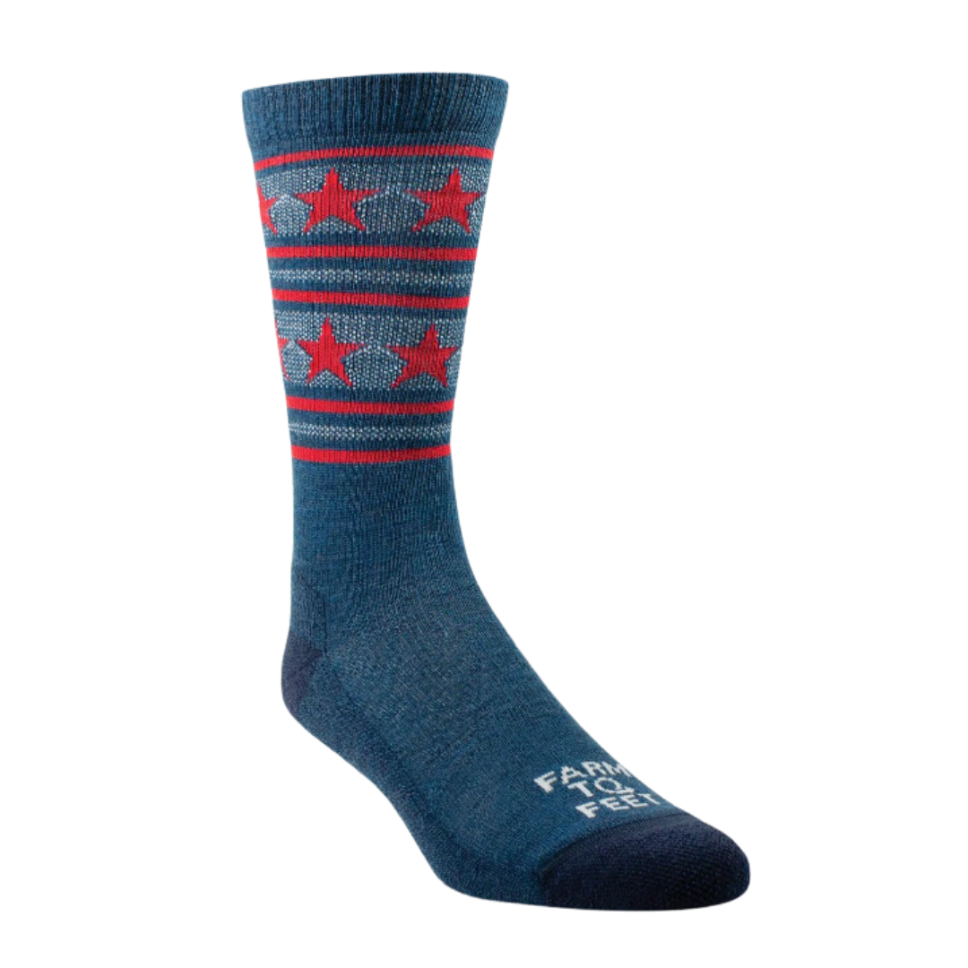 Philadelphia Lightweight Crew - Denim Blue Heather