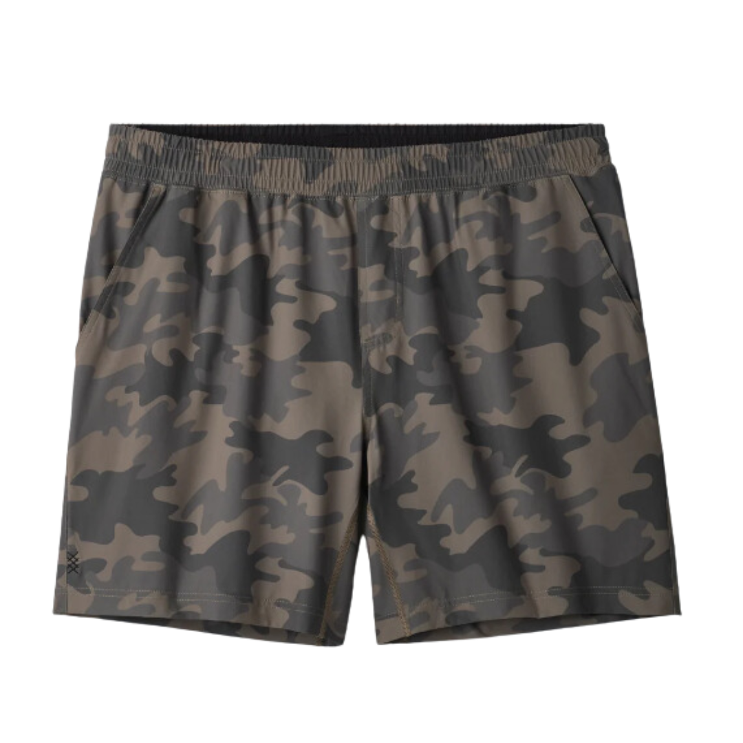7 " Mako Short Unlined - Dusky Green Camo