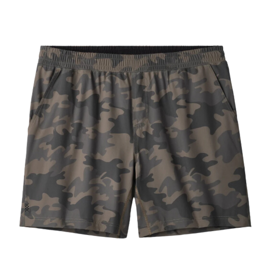 7 " Mako Short Unlined - Dusky Green Camo