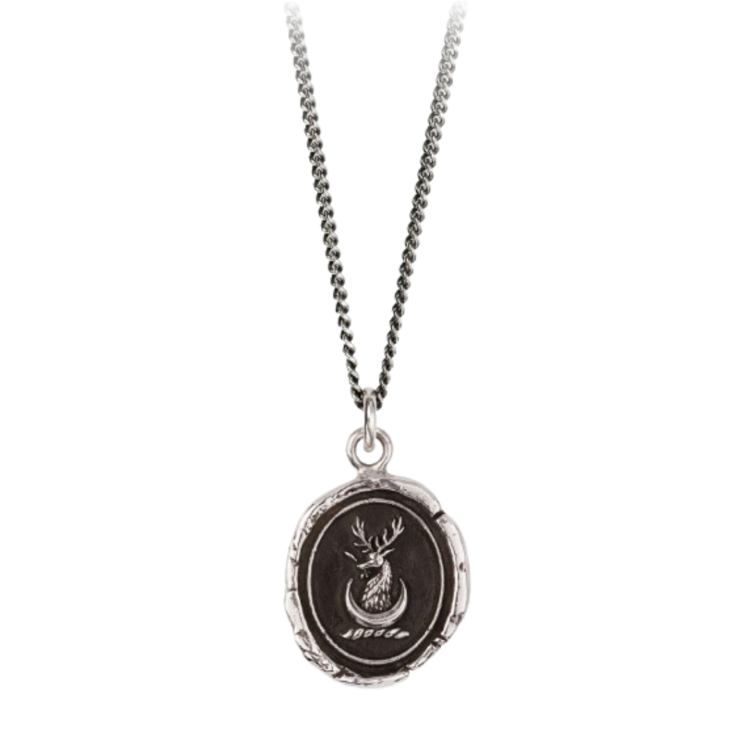 Sterling Silver Talisman Necklace - Begin Again