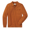 Robles Knit Long Sleeve Polo - Almond