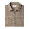 Comfort Terry Shirt Jacket - Taupe