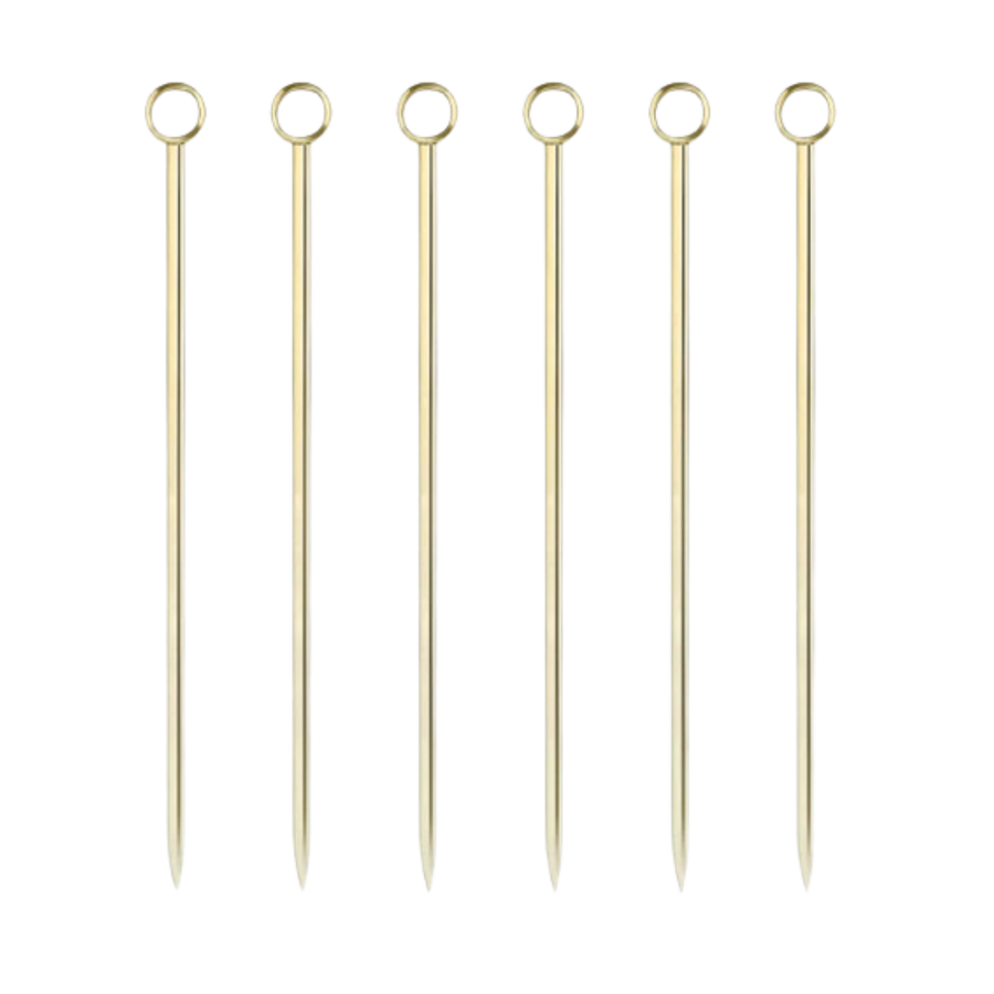 Belmont Cocktail Picks - Gold