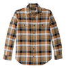 Vintage Flannel Work Shirt - Navy, Cumin & Red